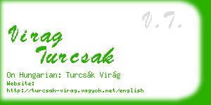 virag turcsak business card
