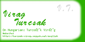 virag turcsak business card